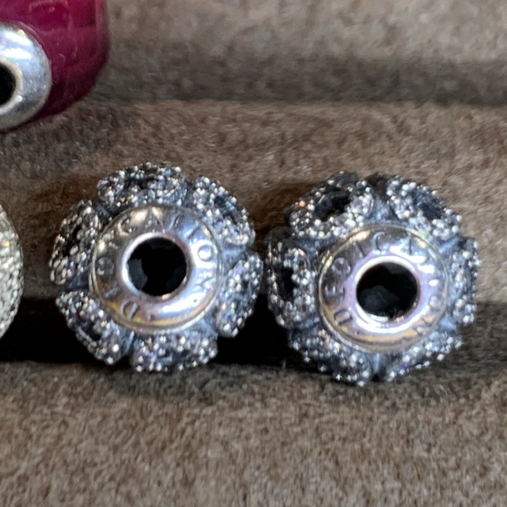 2 Pandora Retired Essence Dedication Charm - Picture 3 of 4